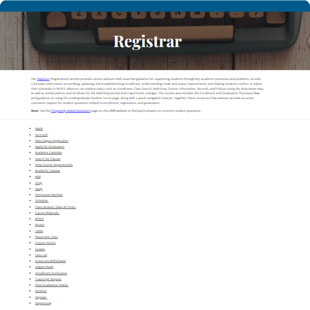 Registrar Draft Page